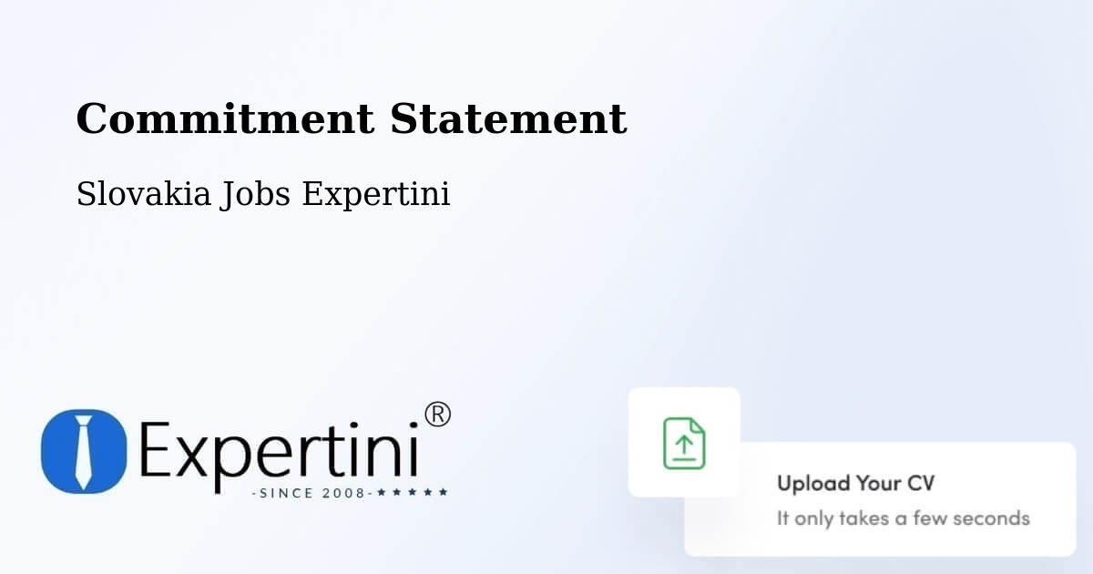 Corporate Commitment – Lehota Pod Vtáčnikom - Slovakia Jobs Expertini